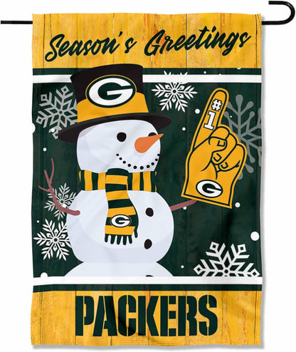 Green Bay Packers Flag 12x18 inches 28x40 inches NFL Packers Garden Banner Flags -100% polyester