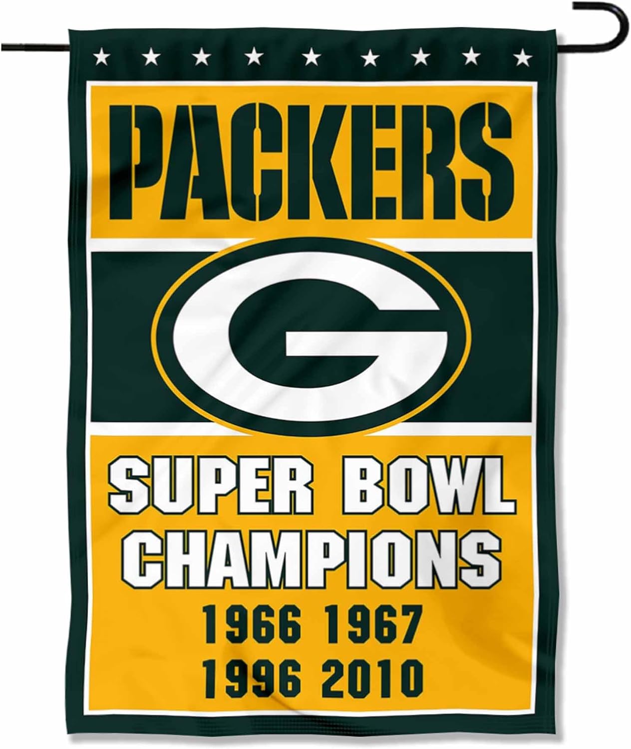 Green Bay Packers Flag 12x18 inches 28x40 inches NFL Packers Garden Banner Flags -100% polyester