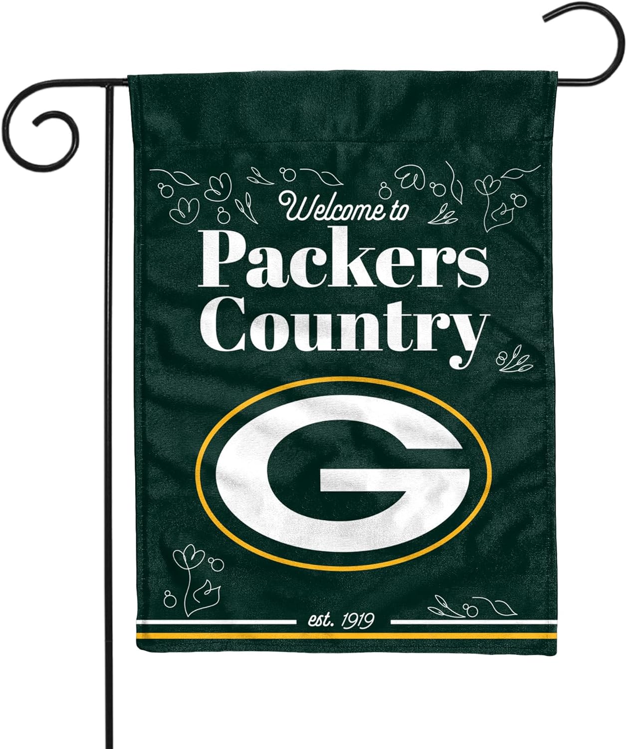Green Bay Packers Flag 12x18 inches 28x40 inches NFL Packers Garden Banner Flags -100% polyester
