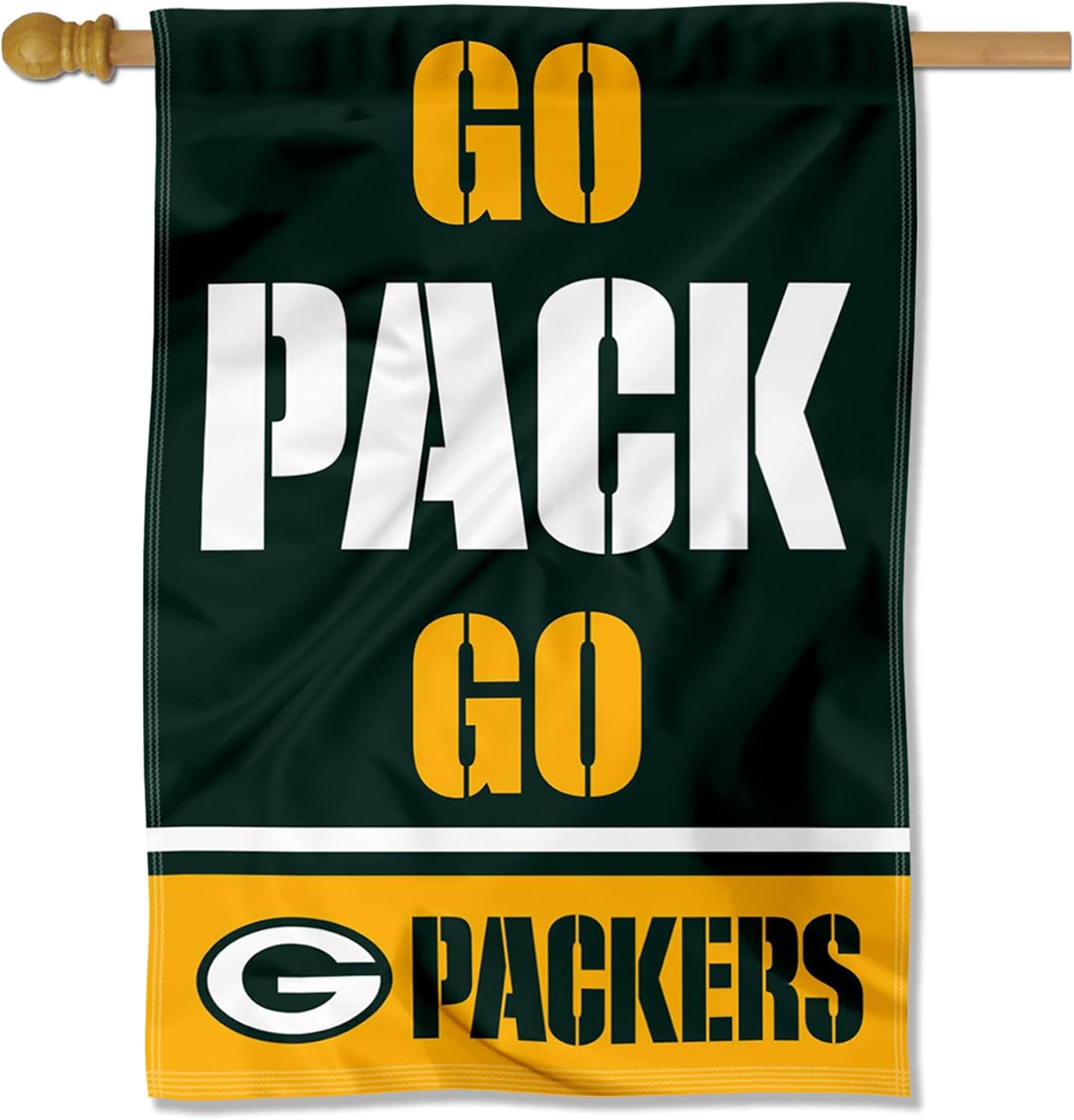 Green Bay Packers Flag 12x18 inches 28x40 inches NFL Packers Garden Banner Flags -100% polyester