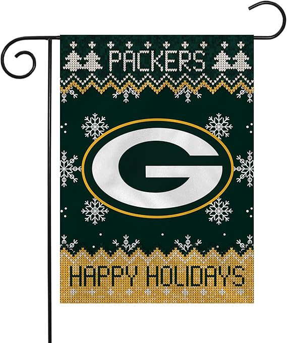 Green Bay Packers Flag 12x18 inches 28x40 inches NFL Packers Garden Banner Flags -100% polyester