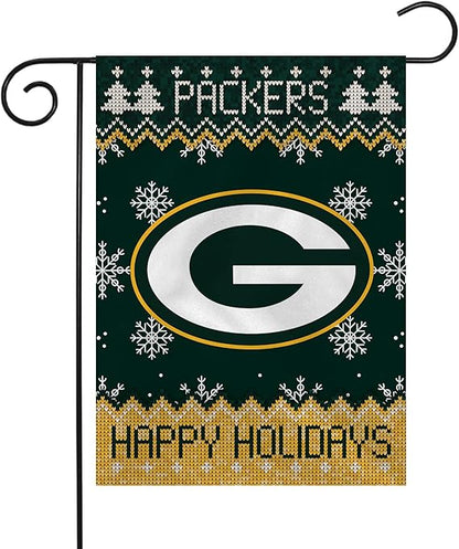 Green Bay Packers Flag 12x18 inches 28x40 inches NFL Packers Garden Banner Flags -100% polyester
