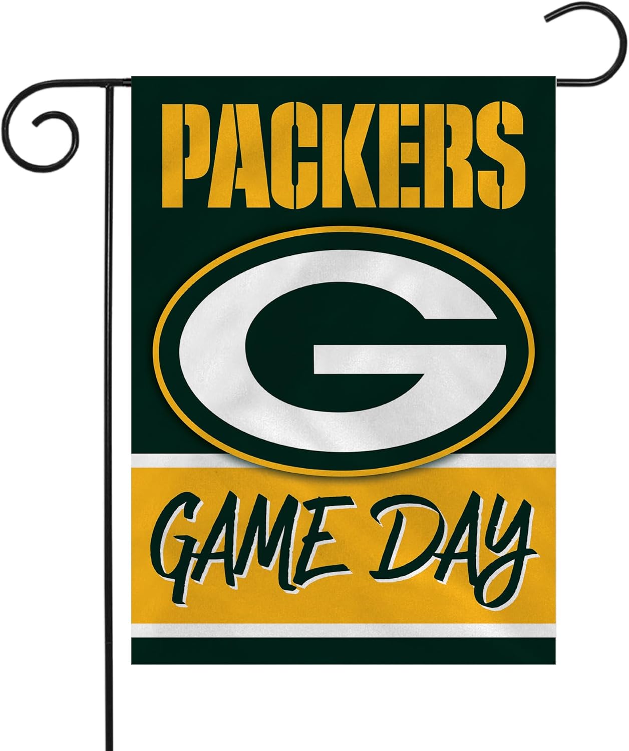 Green Bay Packers Flag 12x18 inches 28x40 inches NFL Packers Garden Banner Flags -100% polyester