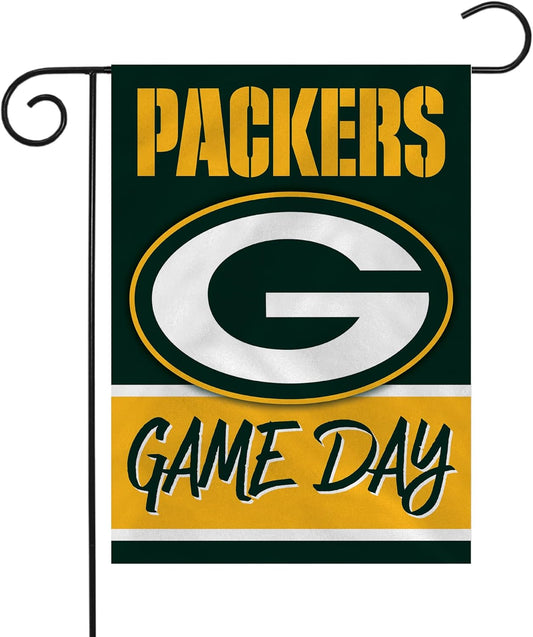 Green Bay Packers Flag 12x18 inches 28x40 inches NFL Packers Garden Banner Flags -100% polyester