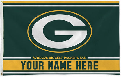 Green Bay Packers Flag-3x5 NFL Packers Banner-100% polyester -Champions-Stripes
