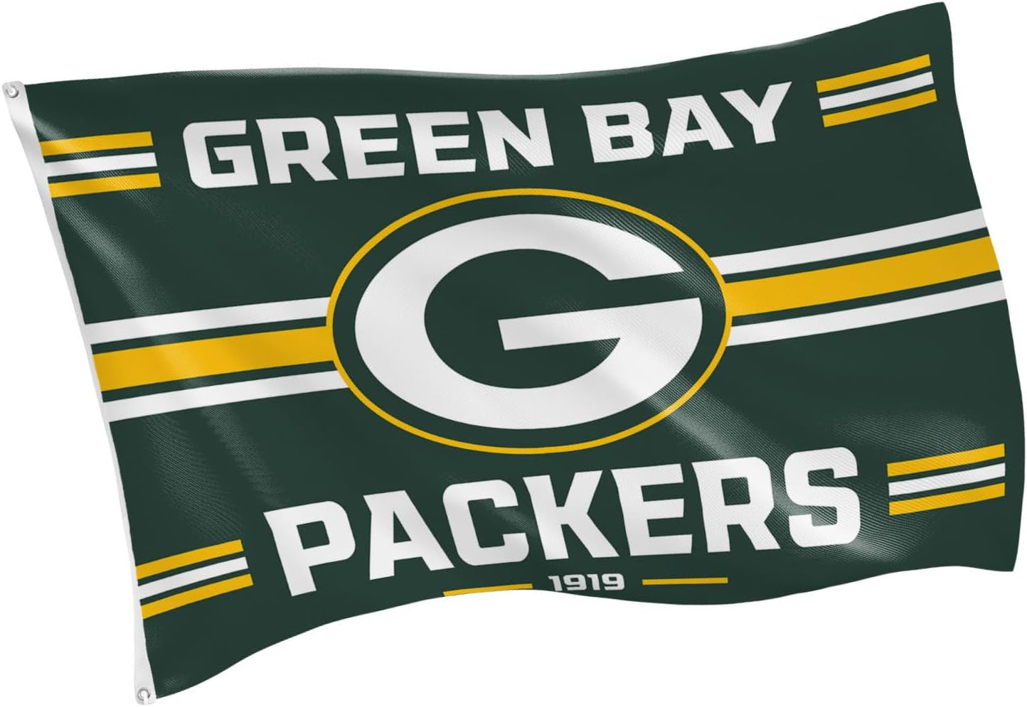 Green Bay Packers Flag-3x5 NFL Packers Banner-100% polyester -Champions-Stripes