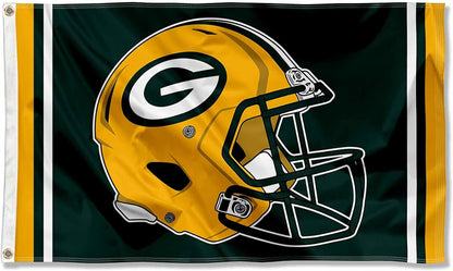 Green Bay Packers Flag-3x5 NFL Packers Banner-100% polyester -Champions-Stripes
