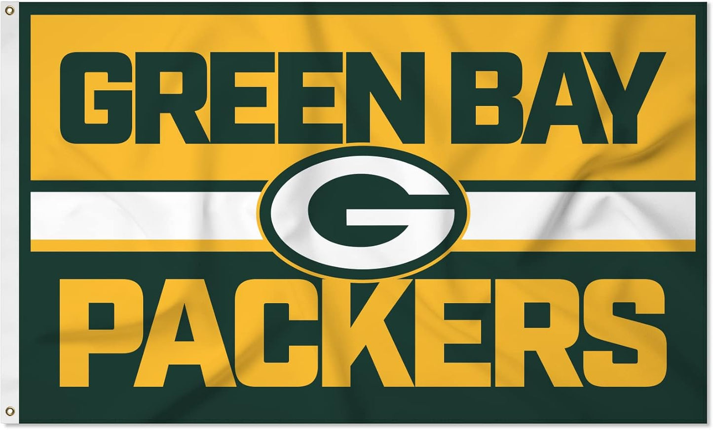 Green Bay Packers Flag-3x5 NFL Packers Banner-100% polyester -Champions-Stripes