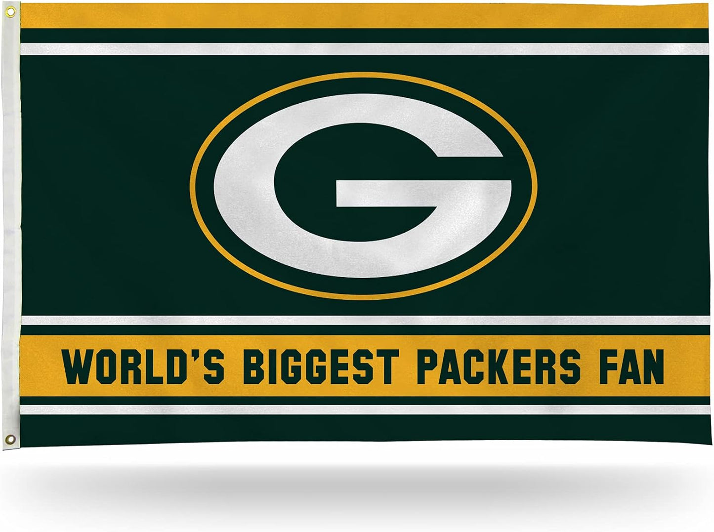 Green Bay Packers Flag-3x5 NFL Packers Banner-100% polyester -Champions-Stripes