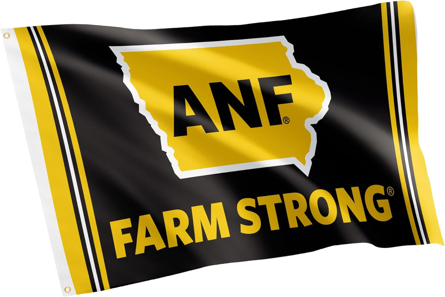 NCAA ANF Flag Iowa Hawks Flag-3x5 FT ANF Farm Strong Banner Iowa University Banner-100% polyester