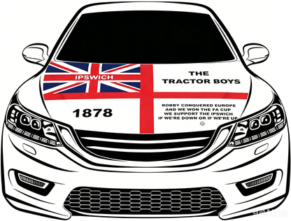 Ipswich Town Football Club  Flag-3.3x5 Ft 6X7Ft Car Hood Cover Banner Flag Of UK Ipswich  -100% polyester