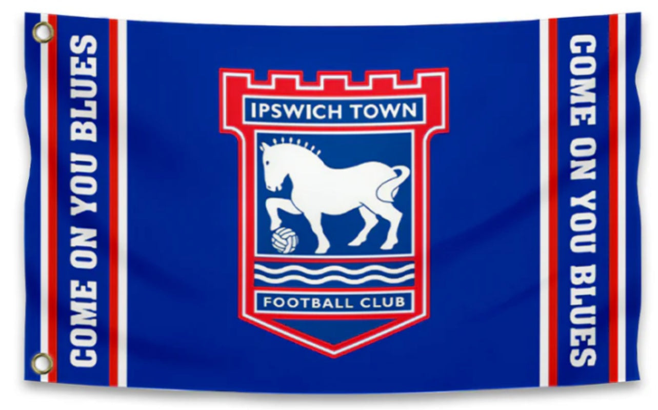 Ipswich Town Football Club Flag 100% polyester Ipswich Town FC banner 3x5ft