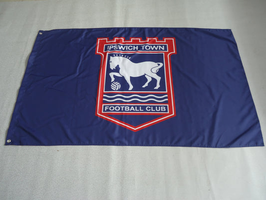 Custom Ipswich Town Football Club Flag 100% polyester Ipswich Town FC banner 3x5ft- 4 eyelets