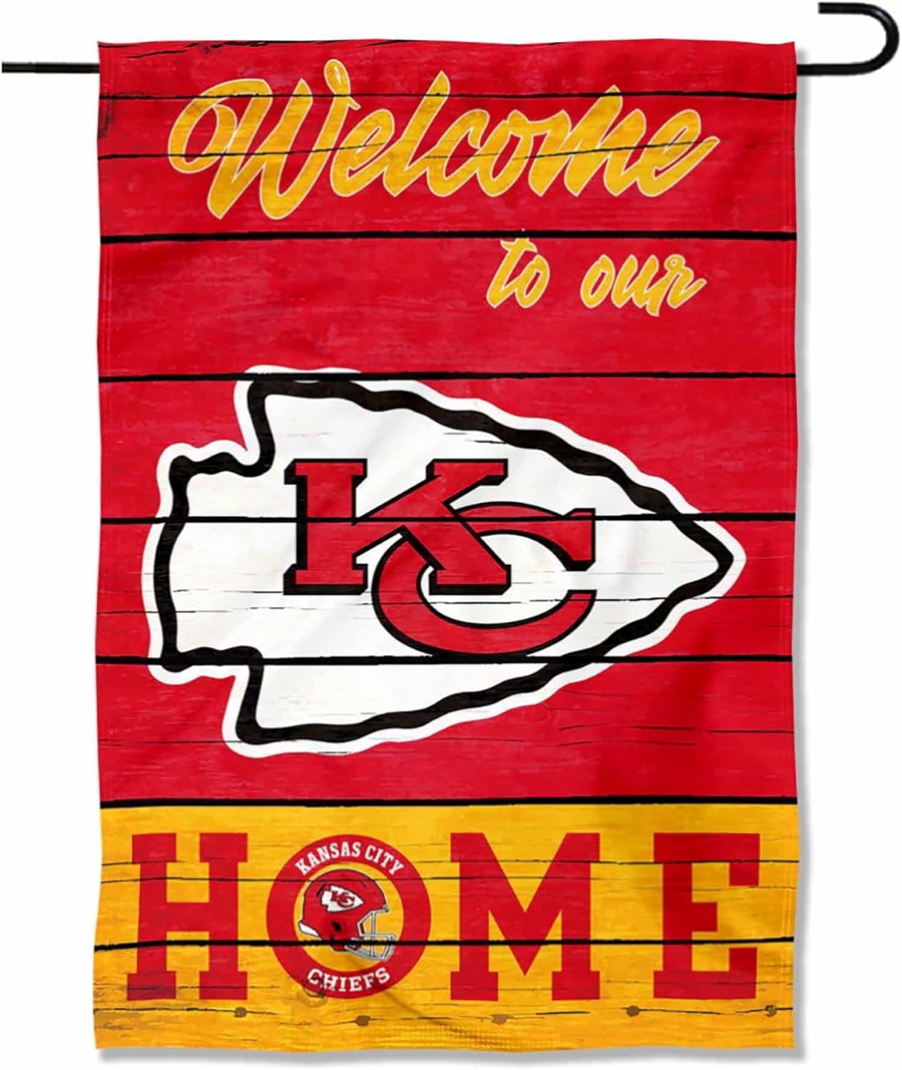 NFL Kansas City Chiefss Flag KC Chiefs Garden Banner Flags -100% polyester 12x18 inches / 28x40 inch