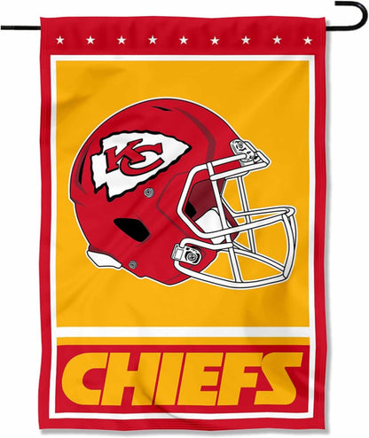 Kansas City Chiefss Flag NFL KC Chiefs Garden Banner Flags -100% polyester 12x18 inches / 28x40 inch
