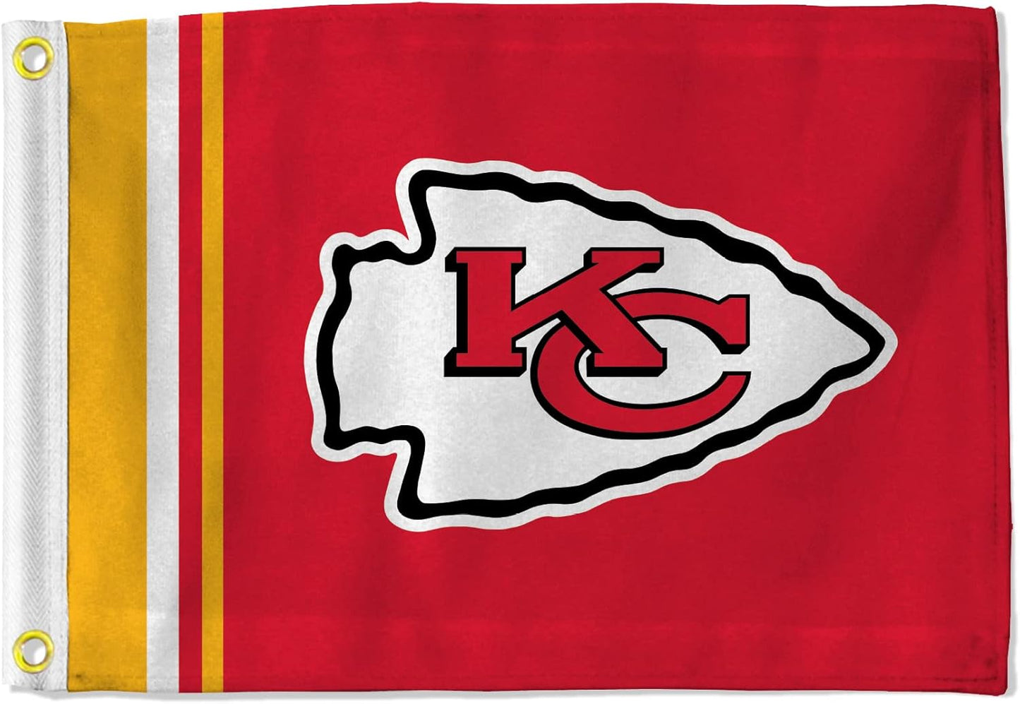 Kansas City Chiefs Flag-3x5 FT NFL KC Chiefs Banner-100% polyester-2 Metal Grommets