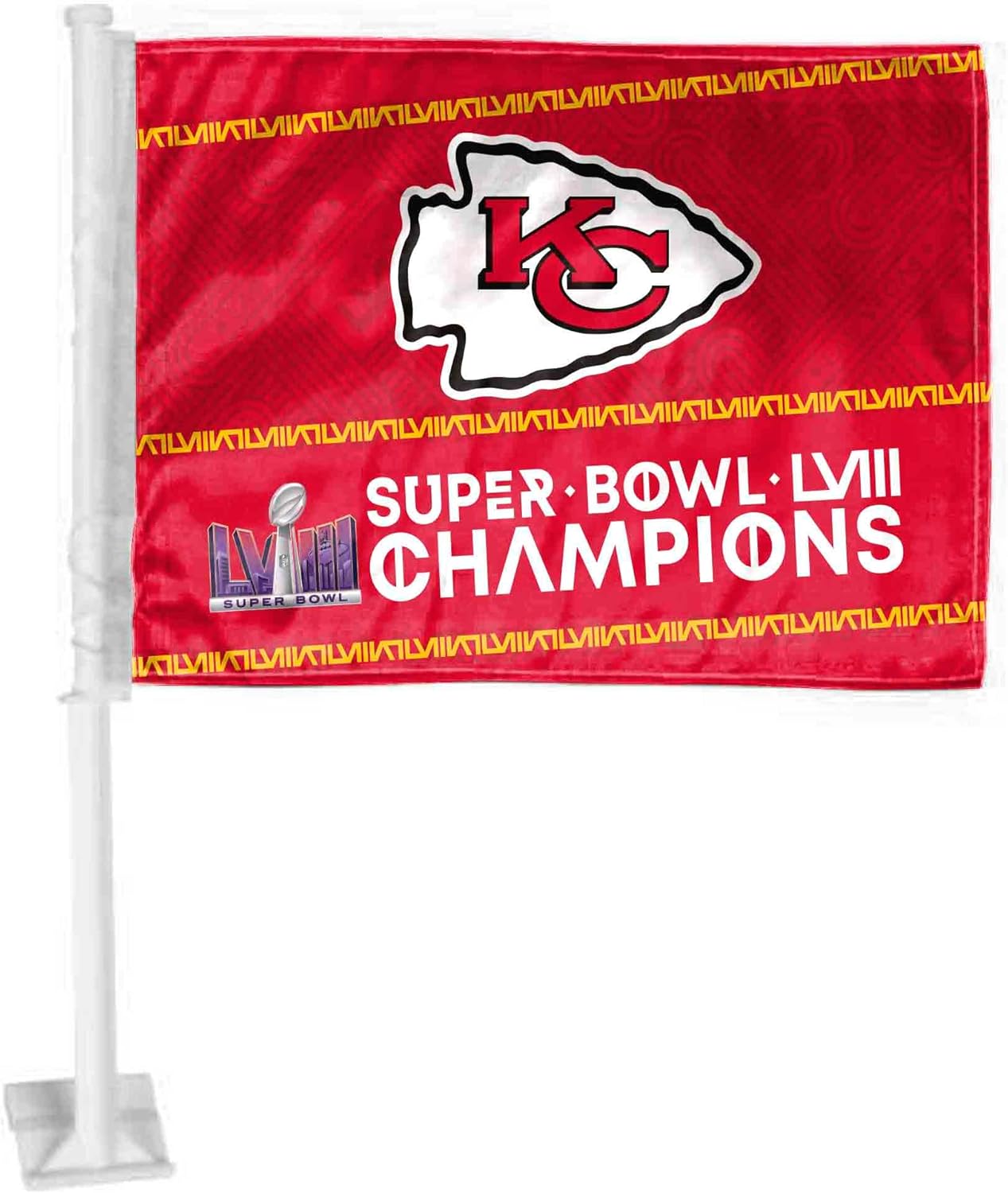 2 Pack Car Window Flag of New York Jets 11X18 Inch 100% Polyester, White Strong White Flagpole
