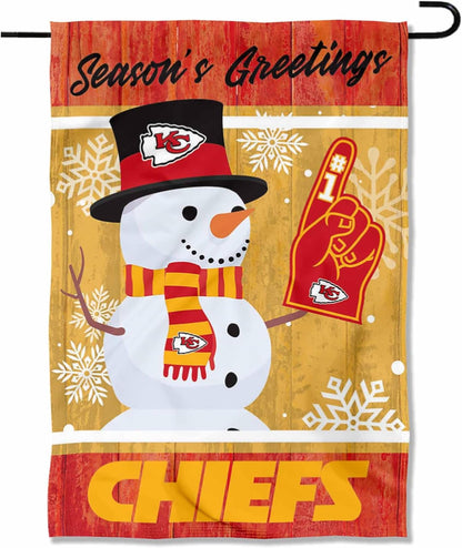 NFL Kansas City Chiefss Flag KC Chiefs Garden Banner Flags -100% polyester 12x18 inches / 28x40 inch