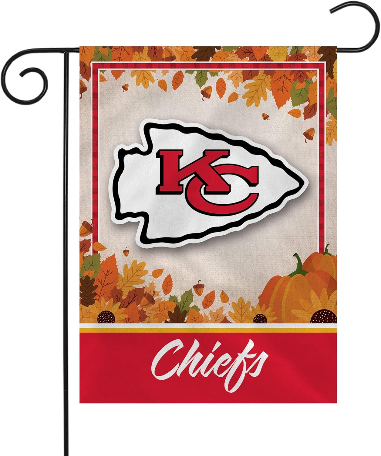 NFL Kansas City Chiefss Flag KC Chiefs Garden Banner Flags -100% polyester 12x18 inches / 28x40 inch