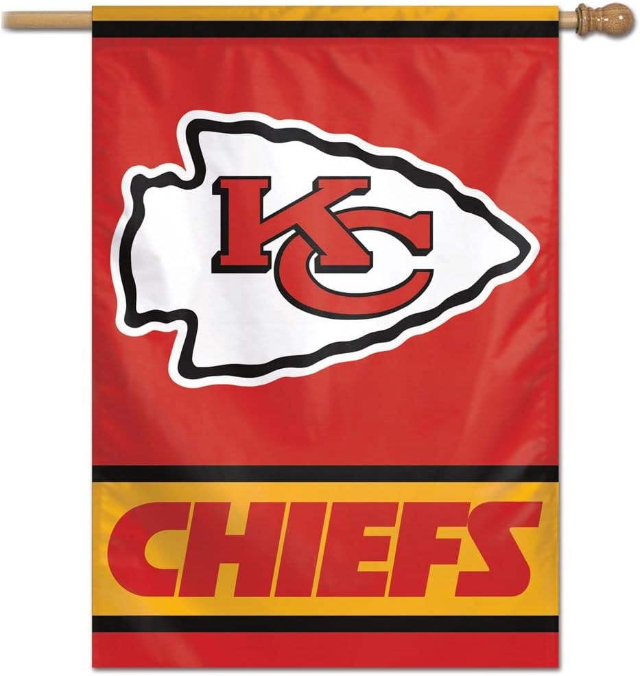 Kansas City Chiefss Flag NFL KC Chiefs Garden Banner Flags -100% polyester 12x18 inches / 28x40 inch