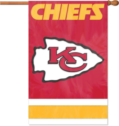 Kansas City Chiefss Flag NFL KC Chiefs Garden Banner Flags -100% polyester 12x18 inches / 28x40 inch