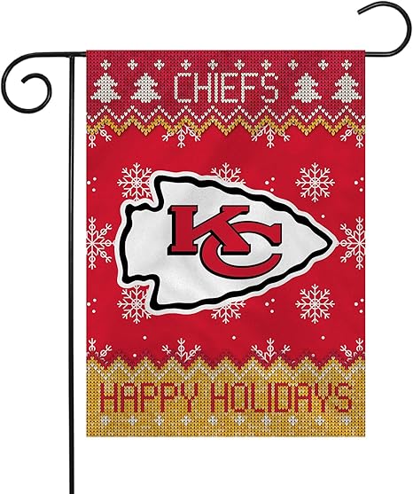 NFL Kansas City Chiefss Flag KC Chiefs Garden Banner Flags -100% polyester 12x18 inches / 28x40 inch