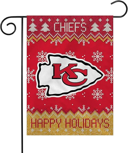 NFL Kansas City Chiefss Flag KC Chiefs Garden Banner Flags -100% polyester 12x18 inches / 28x40 inch