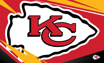 Kansas City Chiefs Flag-3x5 FT KC Chiefs Banner-100% polyester-2 Metal Grommets