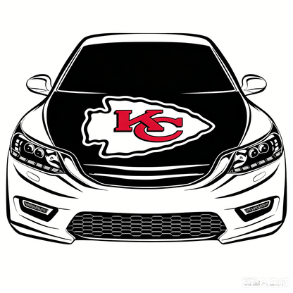 NFL Kansas City Chiefs Flag-3.3x5 Ft 6X7Ft Car Hood Cover Banner Flag Of NFL KC Chiefs -100% polyester