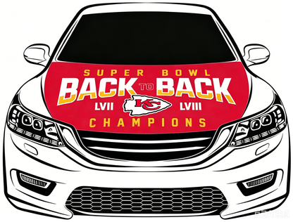 NFL Kansas City Chiefs Flag-3.3x5 Ft 6X7Ft Car Hood Cover Banner Flag Of NFL KC Chiefs -100% polyester