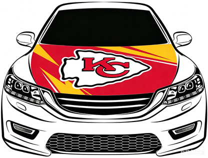 NFL Kansas City Chiefs Flag-3.3x5 Ft 6X7Ft Car Hood Cover Banner Flag Of NFL KC Chiefs -100% polyester