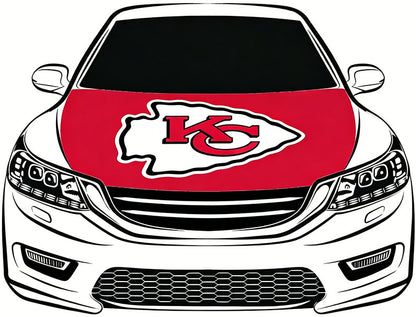 NFL Kansas City Chiefs Flag-3.3x5 Ft 6X7Ft Car Hood Cover Banner Flag Of NFL KC Chiefs -100% polyester