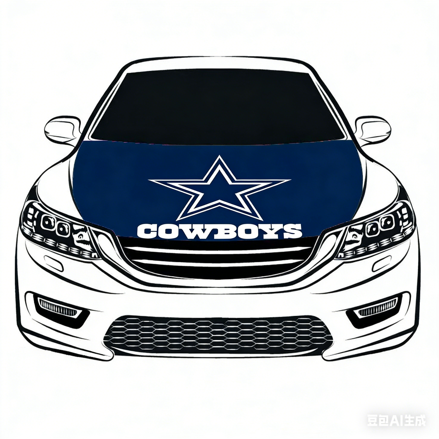 NFL Dalls Cowboys Flag-3.3x5 Ft 6X7Ft Car Hood Cover Banner Flag Of Dalls Cowboys -100% polyester