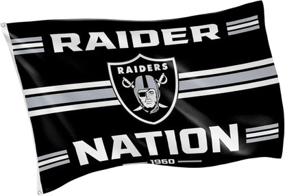 NFL Las Vegas Raiders Flag Flag-3x5 Oakland Raiders Banner-100% polyester