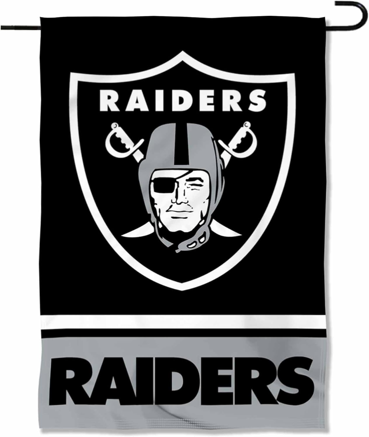 Las Vegas Raiders Flag  NFL Oakland Raiders Garden Banner Flags -100% polyester 12x18 inches / 28x40 inches