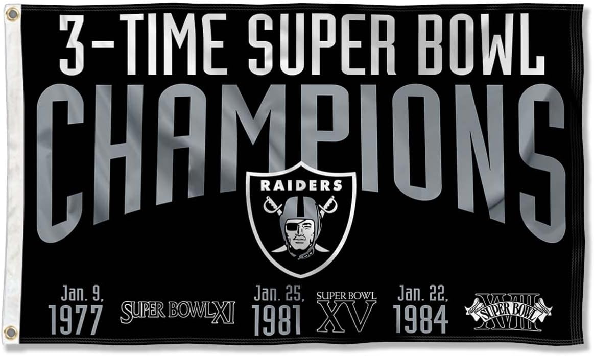 NFL Las Vegas Raiders Flag Flag-3x5 Oakland Raiders Banner-100% polyester