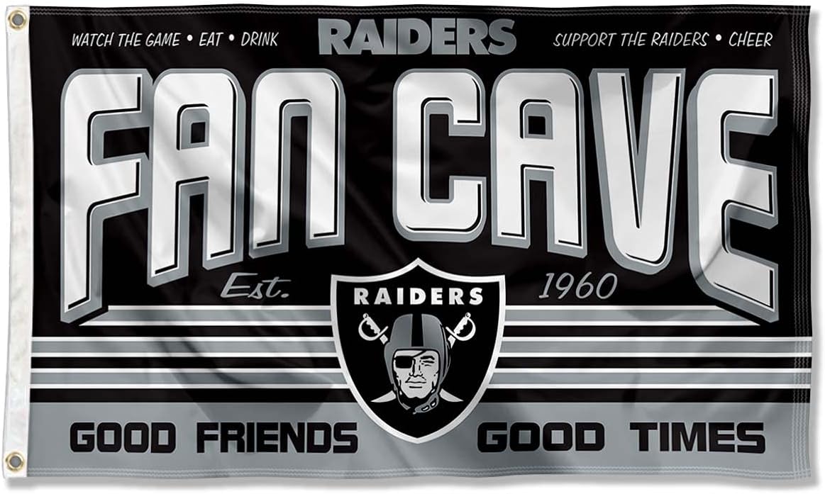 NFL Las Vegas Raiders Flag Flag-3x5 Oakland Raiders Banner-100% polyester