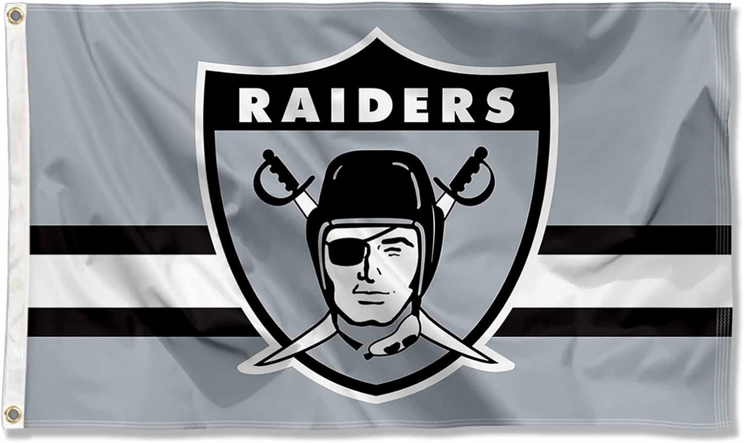 NFL Las Vegas Raiders Flag Flag-3x5 Oakland Raiders Banner-100% polyester