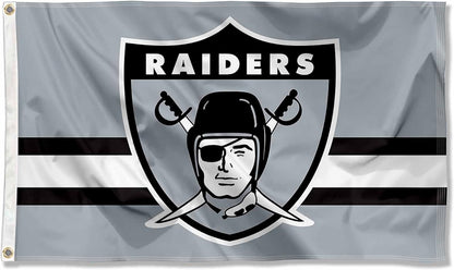 NFL Las Vegas Raiders Flag Flag-3x5 Oakland Raiders Banner-100% polyester