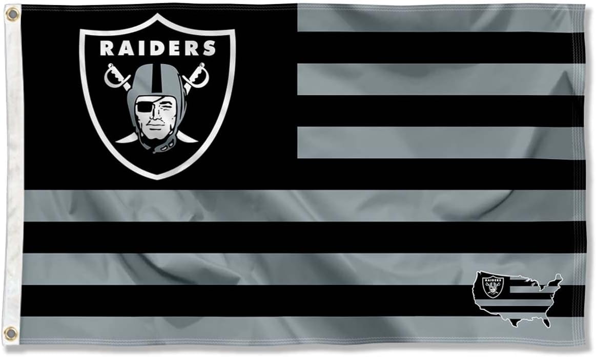 NFL Las Vegas Raiders Flag Flag-3x5 Oakland Raiders Banner-100% polyester