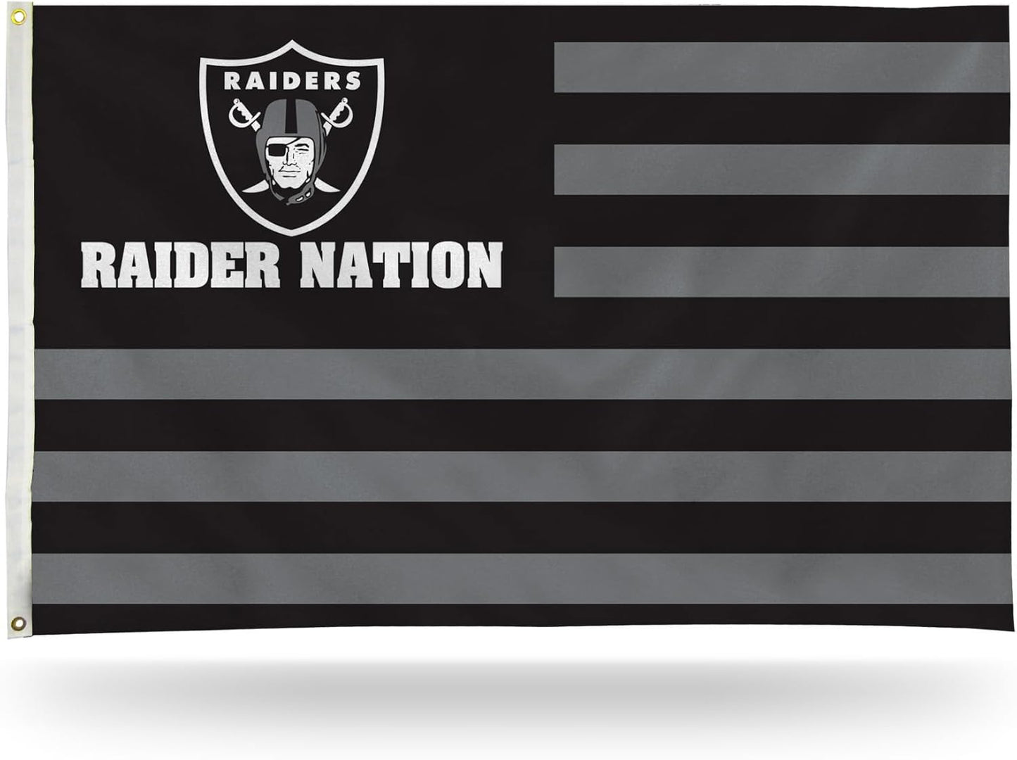 NFL Las Vegas Raiders Flag Flag-3x5Ft Oakland Raiders Banner-100% polyester