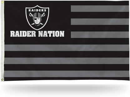NFL Las Vegas Raiders Flag Flag-3x5Ft Oakland Raiders Banner-100% polyester