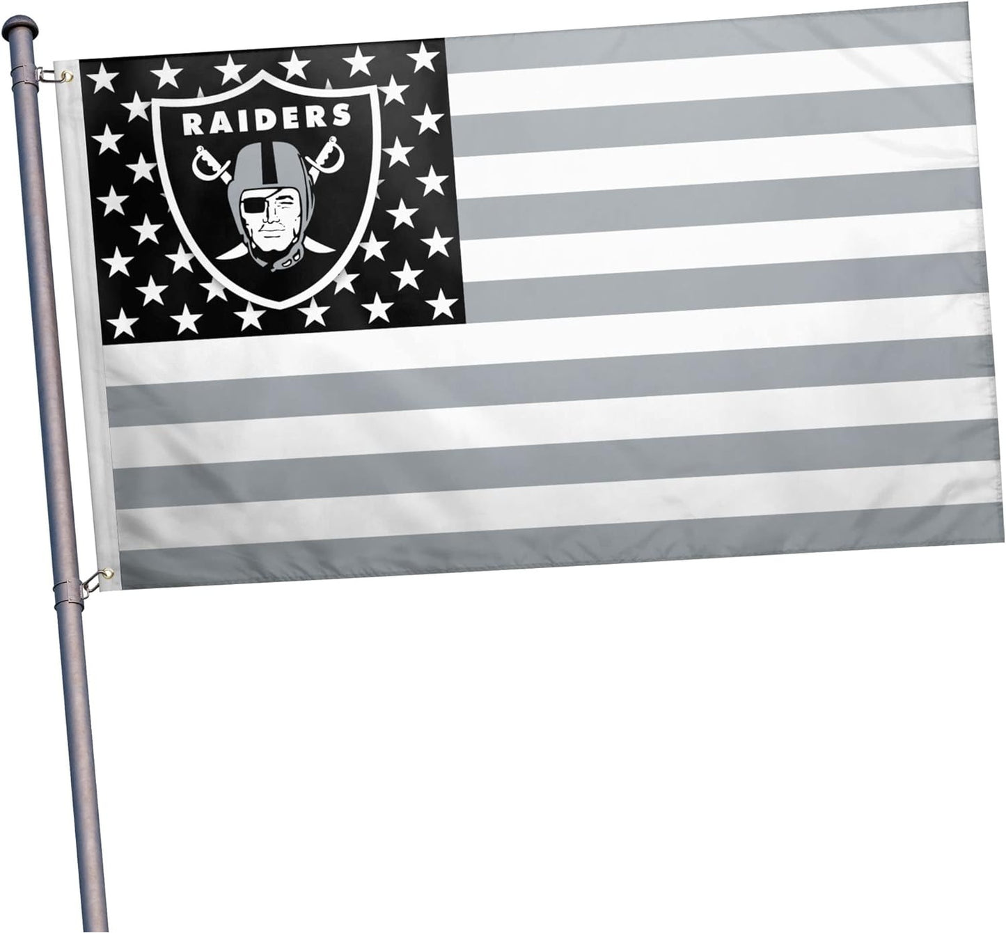 NFL Las Vegas Raiders Flag Flag-3x5Ft Oakland Raiders Banner-100% polyester