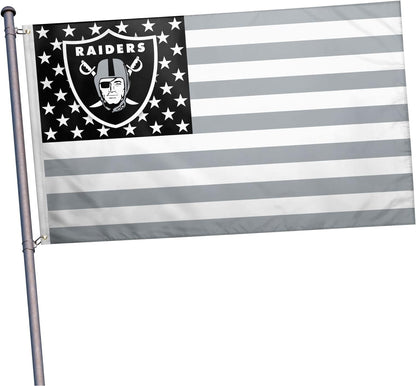 NFL Las Vegas Raiders Flag Flag-3x5Ft Oakland Raiders Banner-100% polyester