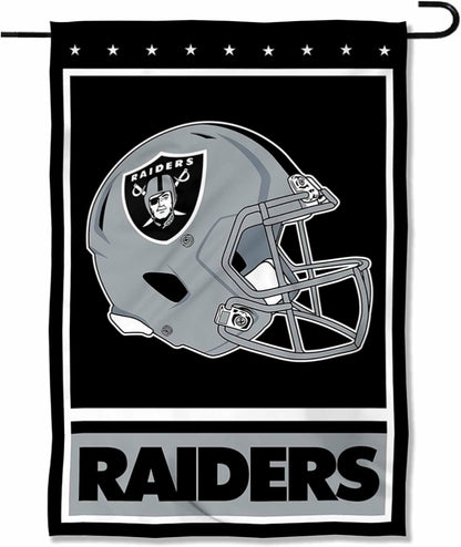 Las Vegas Raiders Flag  NFL Oakland Raiders Garden Banner Flags -100% polyester 12x18 inches / 28x40 inches