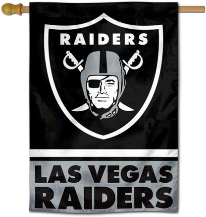 Las Vegas Raiders Flag  NFL Oakland Raiders Garden Banner Flags -100% polyester 12x18 inches / 28x40 inches