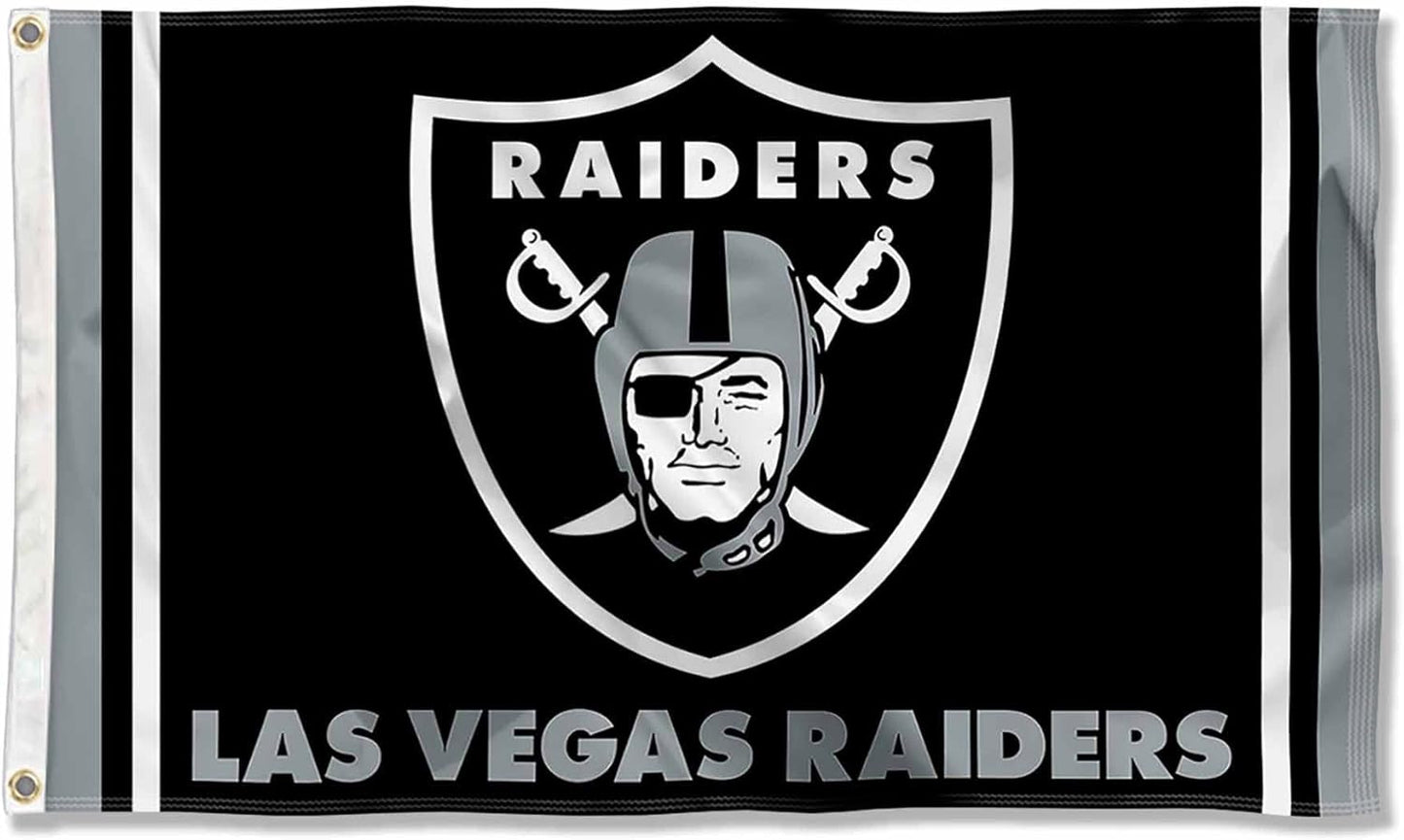 NFL Las Vegas Raiders Flag Flag-3x5 Oakland Raiders Banner-100% polyester