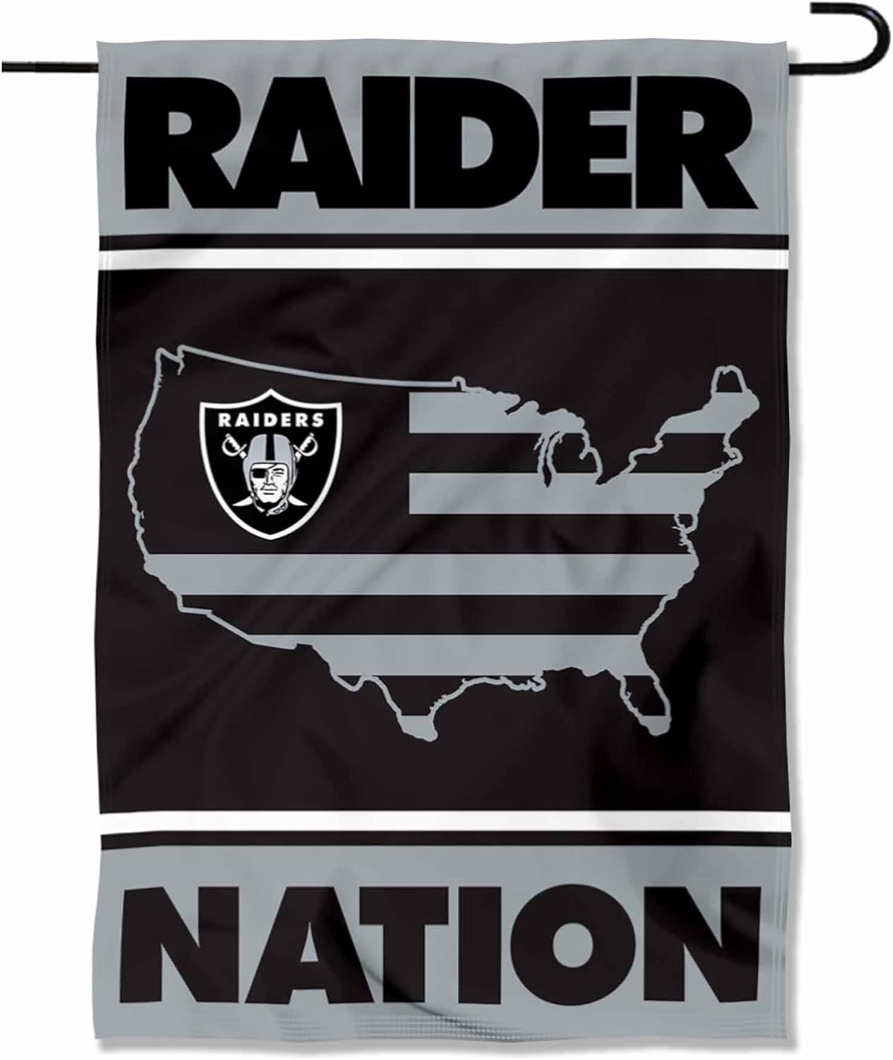 NFL Las Vegas Raiders Flag Oakland Raiders Garden Banner Flags -100% polyester 12x18 inches / 28x40 inches