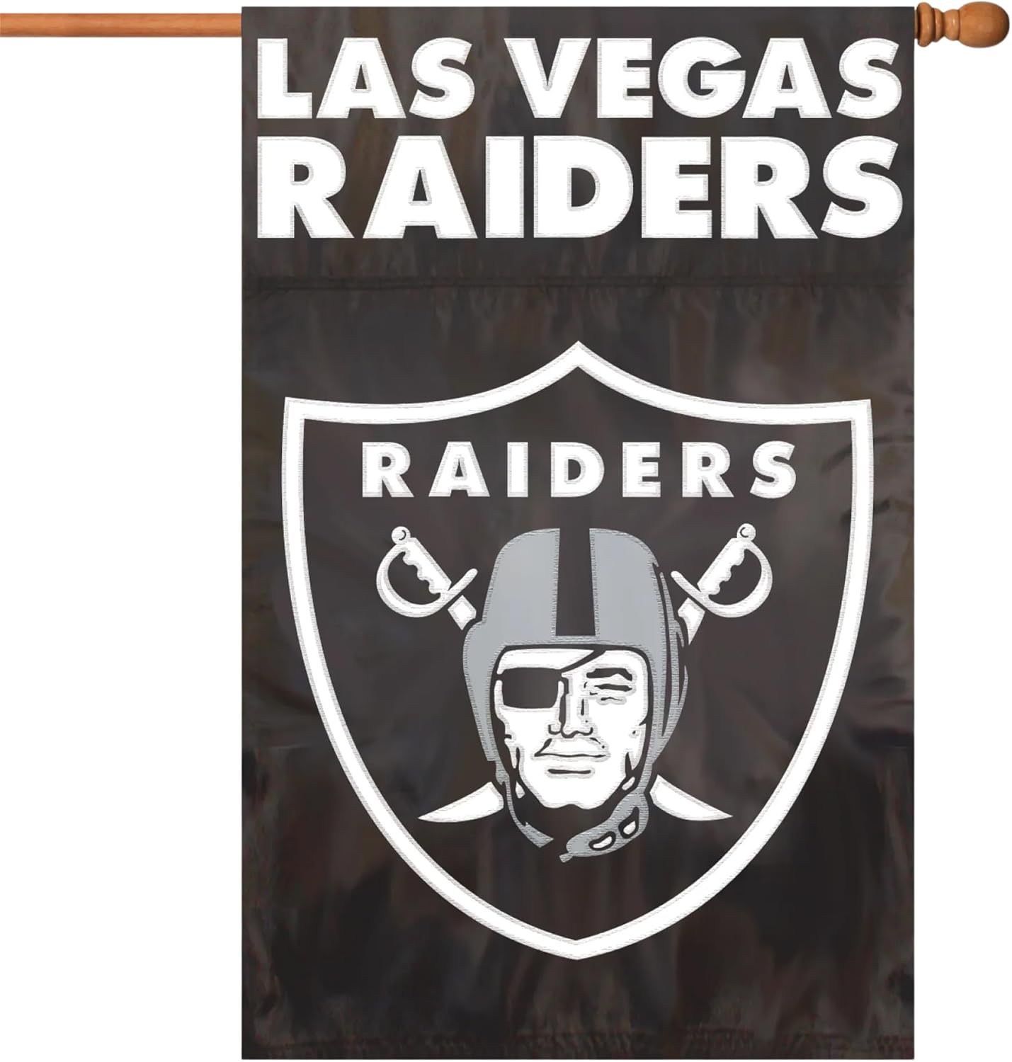 Las Vegas Raiders Flag  NFL Oakland Raiders Garden Banner Flags -100% polyester 12x18 inches / 28x40 inches