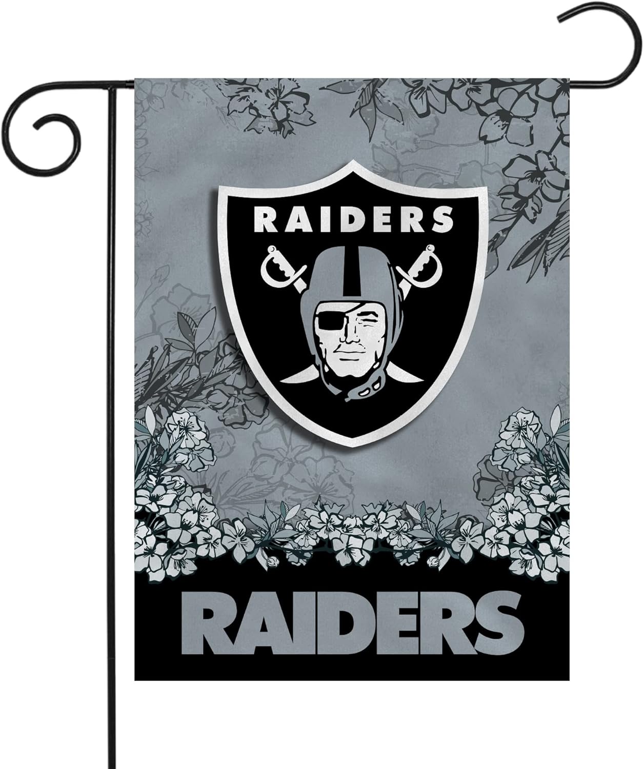 NFL Las Vegas Raiders Flag Oakland Raiders Garden Banner Flags -100% polyester 12x18 inches / 28x40 inches